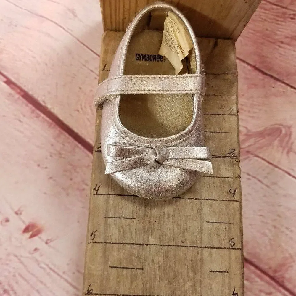 Gymboree silver mary janes 1